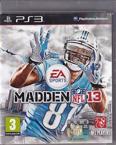 Madden NFL 13 - PS3 - (B Grade) (Genbrug)